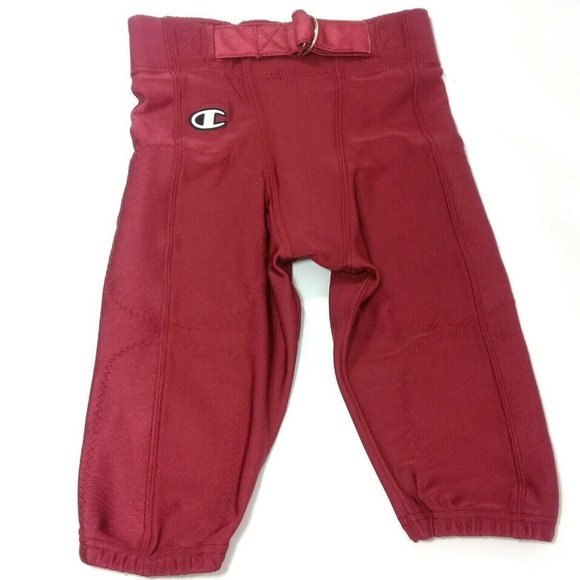 NEW Champion Huddle Youth Small Football Pant Tunnel Elastic Waist with Belt - Picture 1 of 4